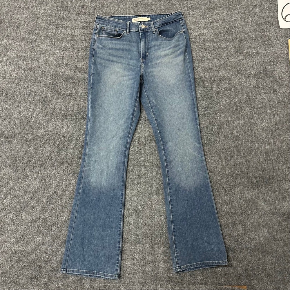 Levi Strauss Signature Jeans Womens Size 6 Blue Mid-Rise Bootcut Denim Casual